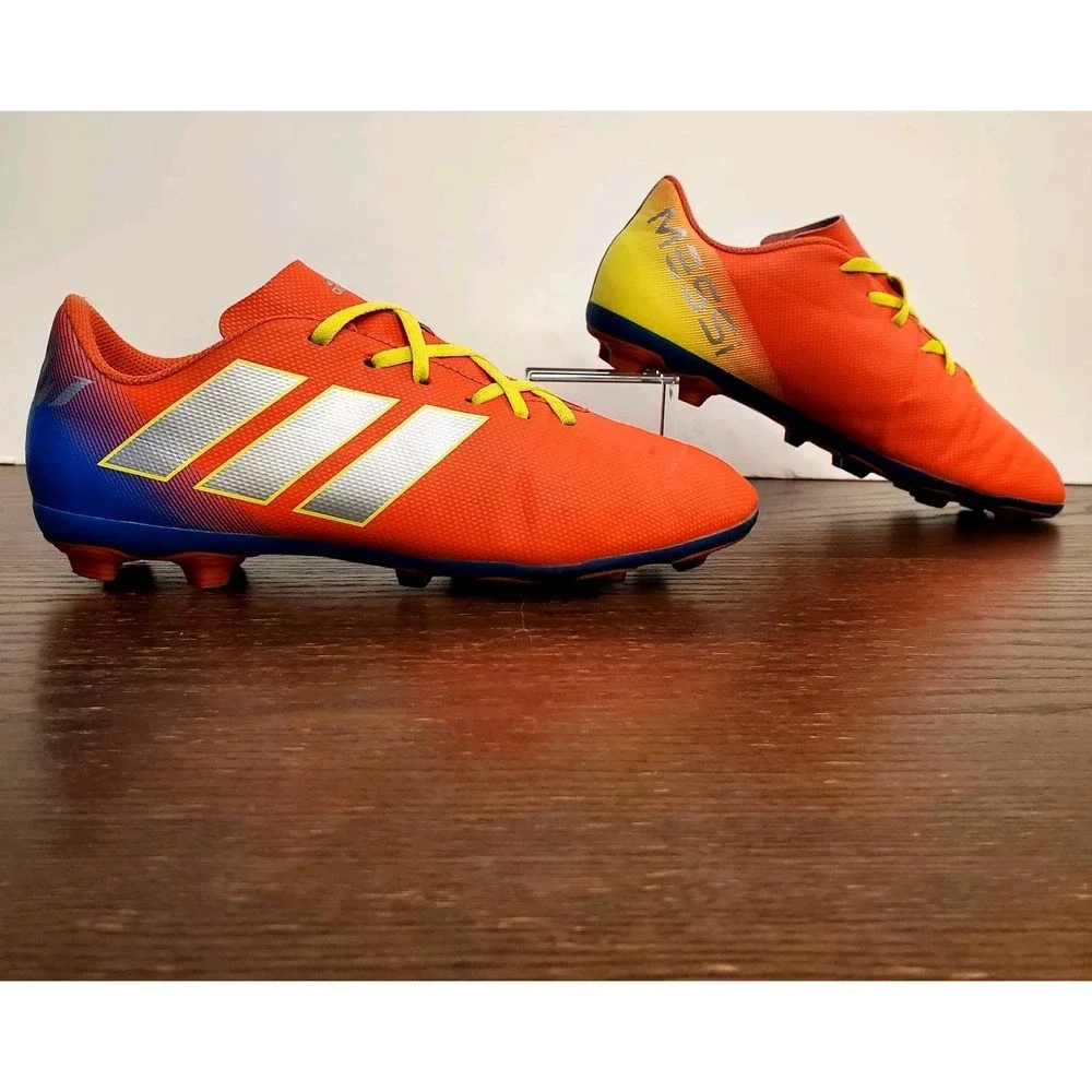 Adidas Messi 15.3 FG Soccer Cleats Youth Sz 6 Red Yellow Blue Firm Ground CM8098